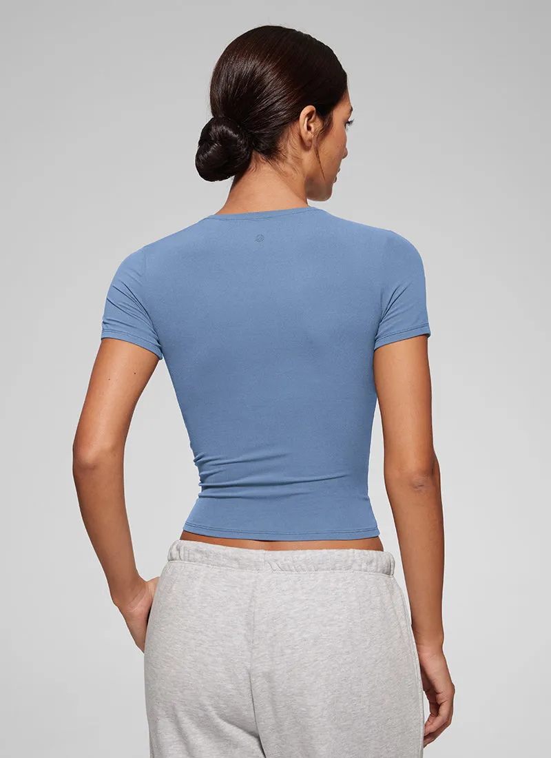 Softembrace Fitted Short Sleeve sold by CRZ Yoga product image thumbnail 2
