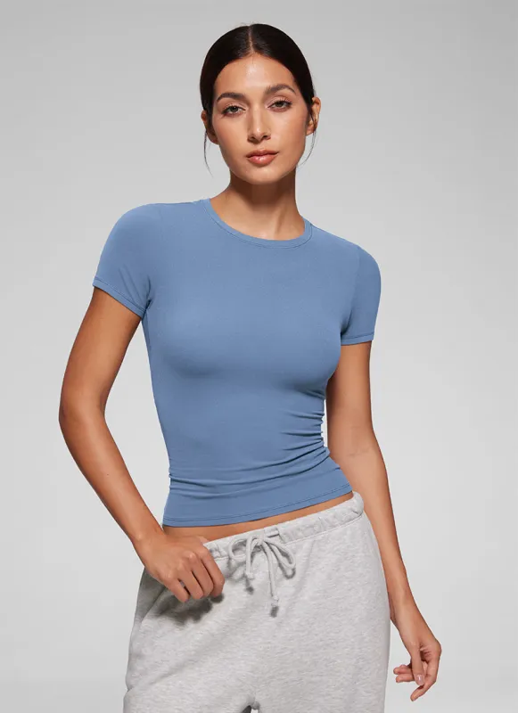 Softembrace Fitted Short Sleeve made by CRZ Yoga