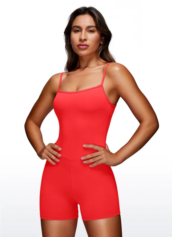 Butterluxe Thin Strap Short Bodysuit 4'' sold by CRZ Yoga