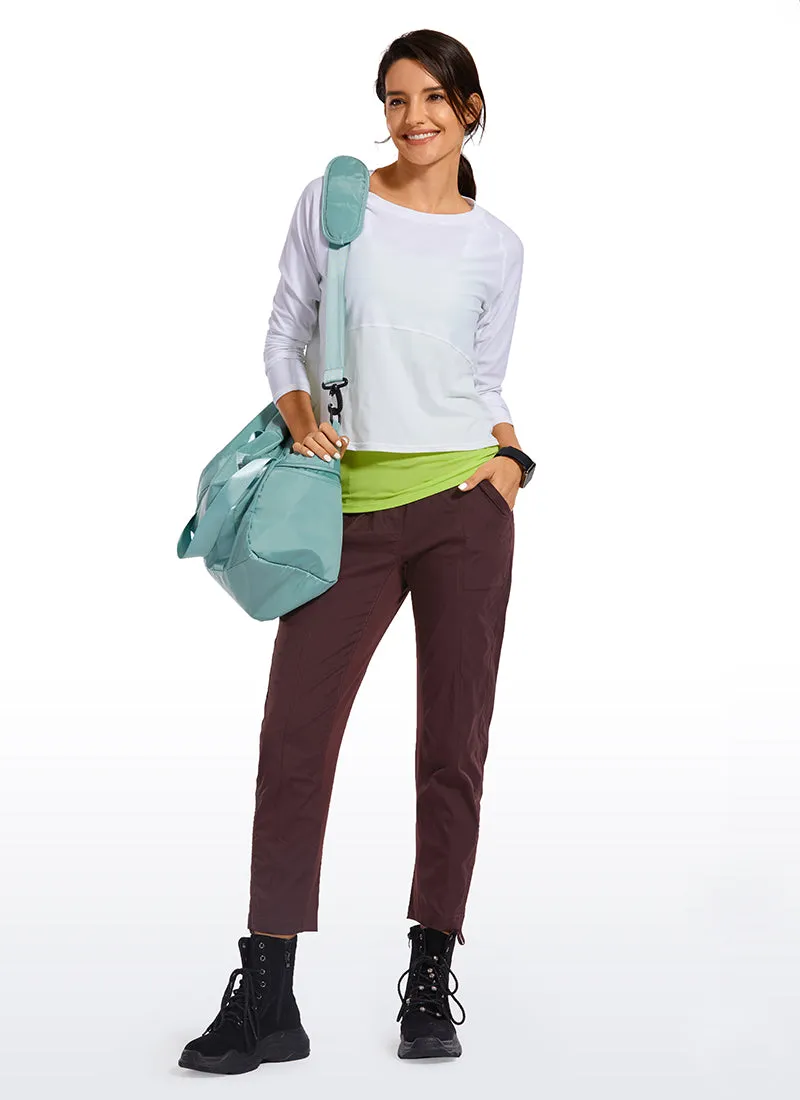 Striped Pants with Pockets 25''- Cinched Leg sold by CRZ Yoga product image thumbnail 4