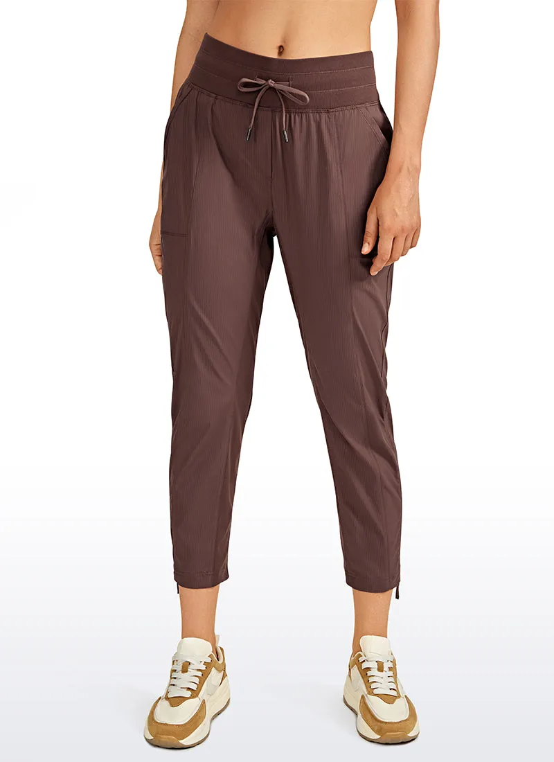 Striped Pants with Pockets 25''- Cinched Leg sold by CRZ Yoga