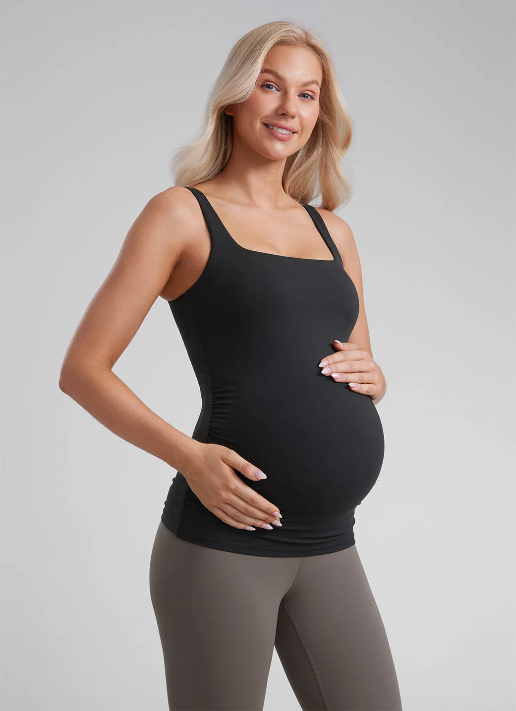 Butterluxe Maternity Built in Bra Tank sold by CRZ Yoga