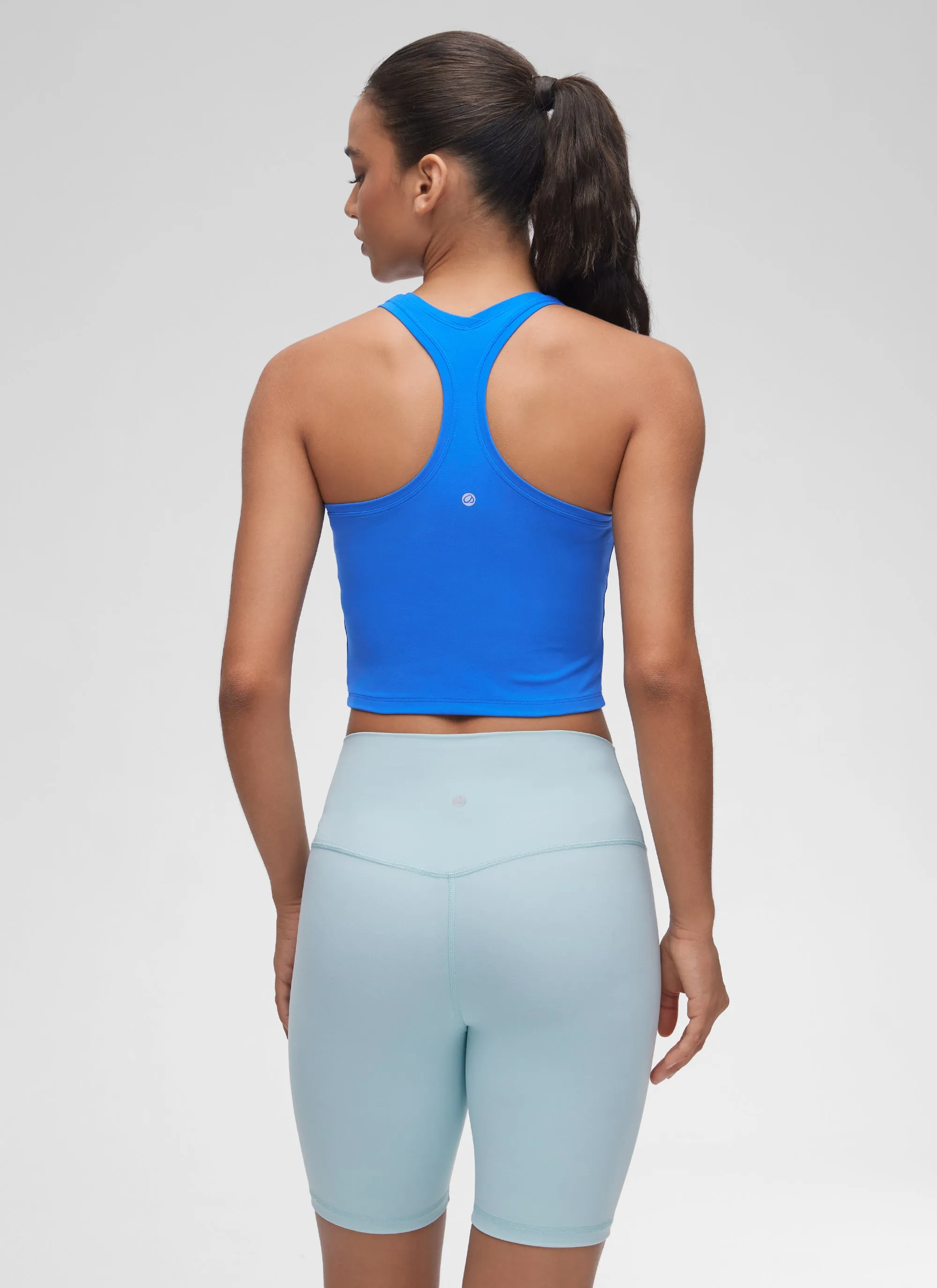 Butterluxe Cropped Racerback Tank sold by CRZ Yoga product image thumbnail 4