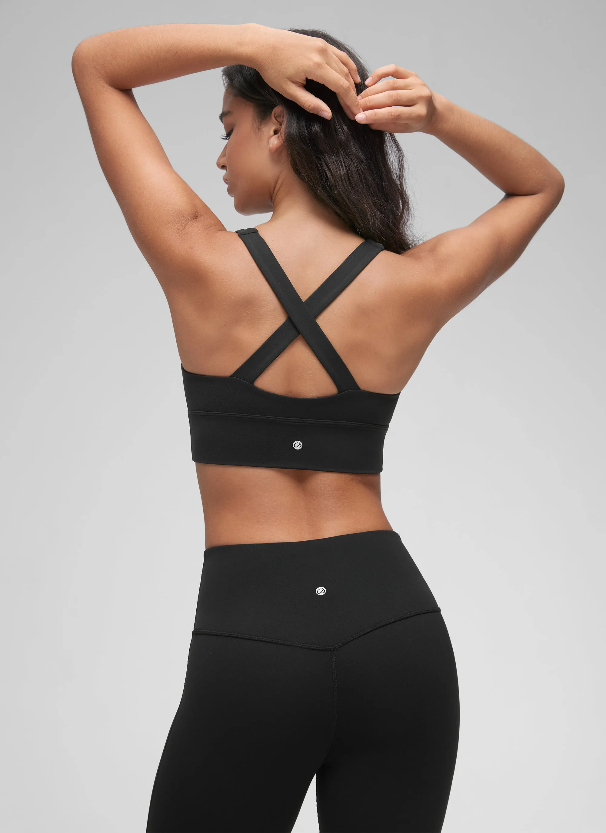 Butterluxe V Neck Ruched Longline Bras sold by CRZ Yoga product image thumbnail 2