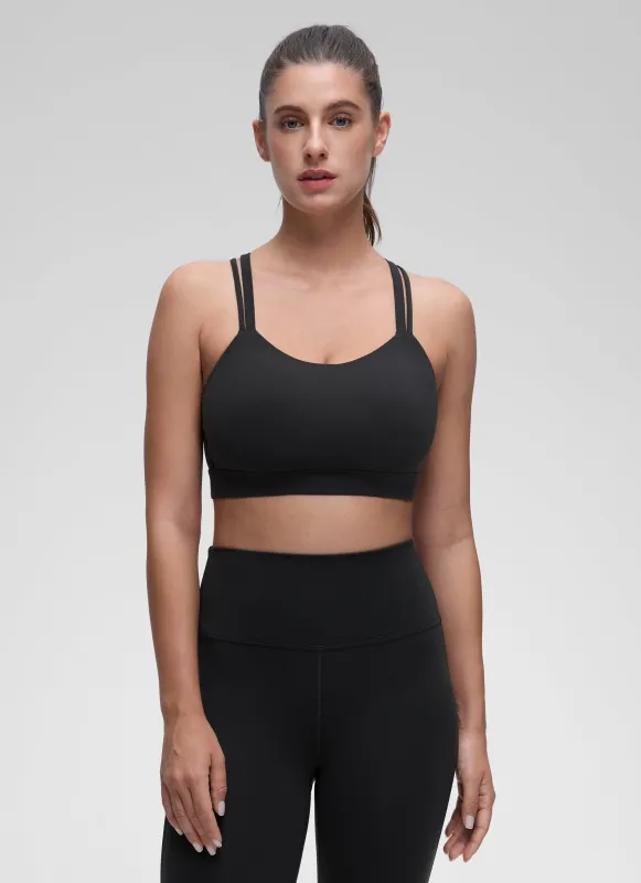 Butterluxe Mold U Neck Double Strap Sports Bra sold by CRZ Yoga