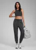 Striped Ruched Pocket Jogger 26'' sold by CRZ Yoga