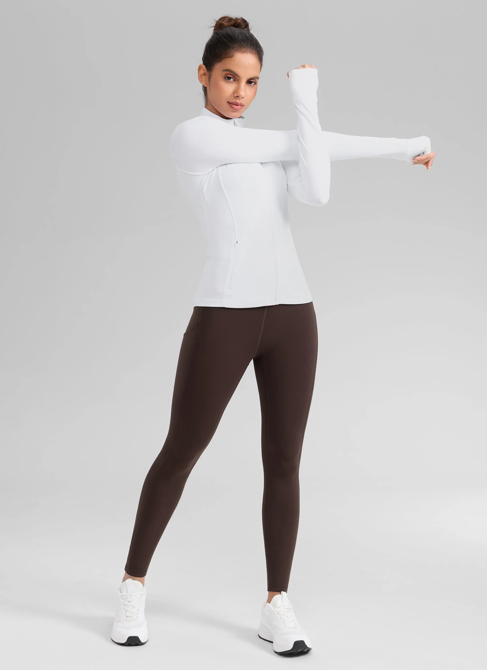 Water Resistant Fleece Lined Pocket Legging 28" sold by CRZ Yoga product image thumbnail 3