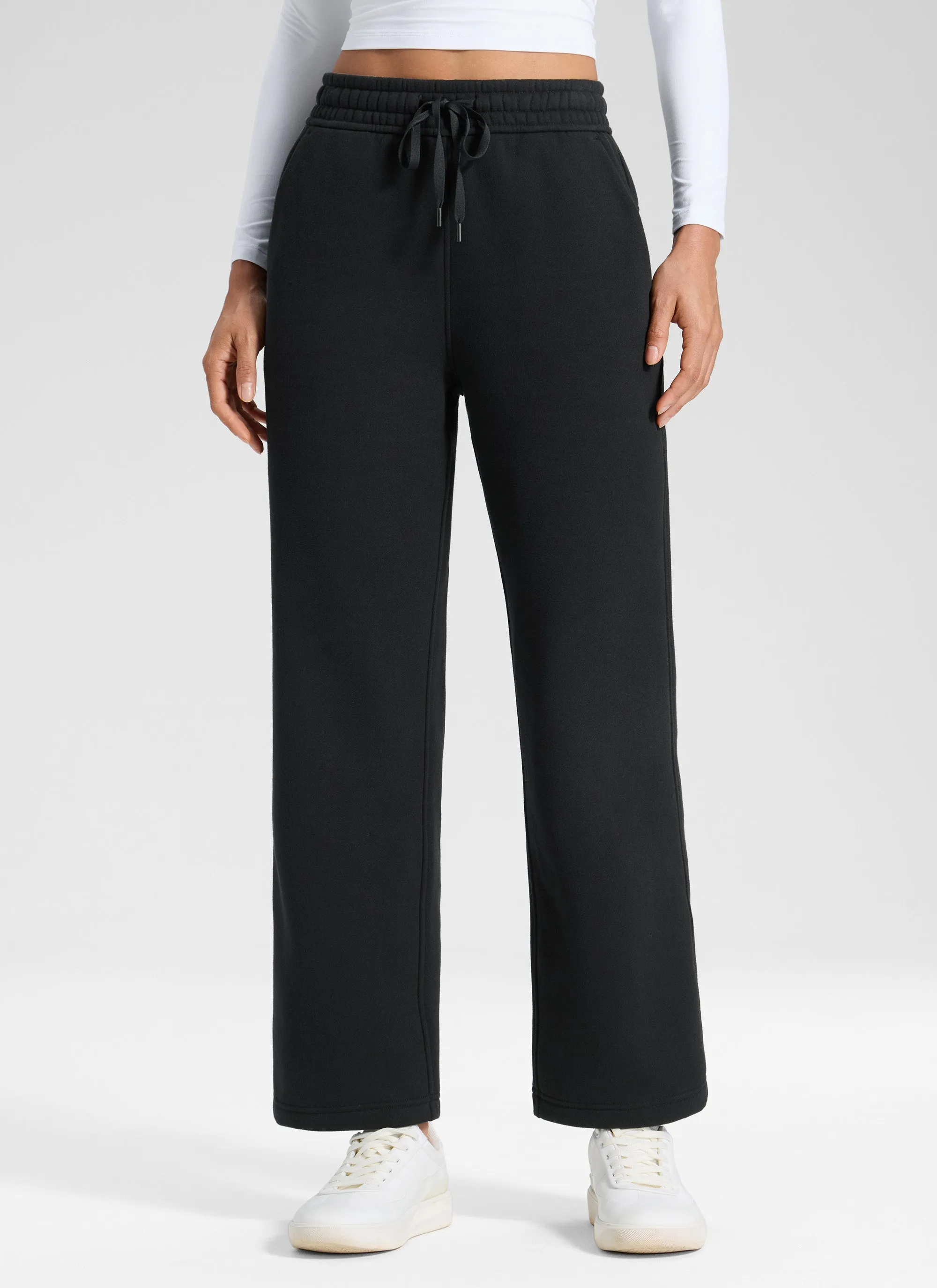 Fleece Lined Straight Leg Sweatpant 28'' sold by CRZ Yoga product image thumbnail 5