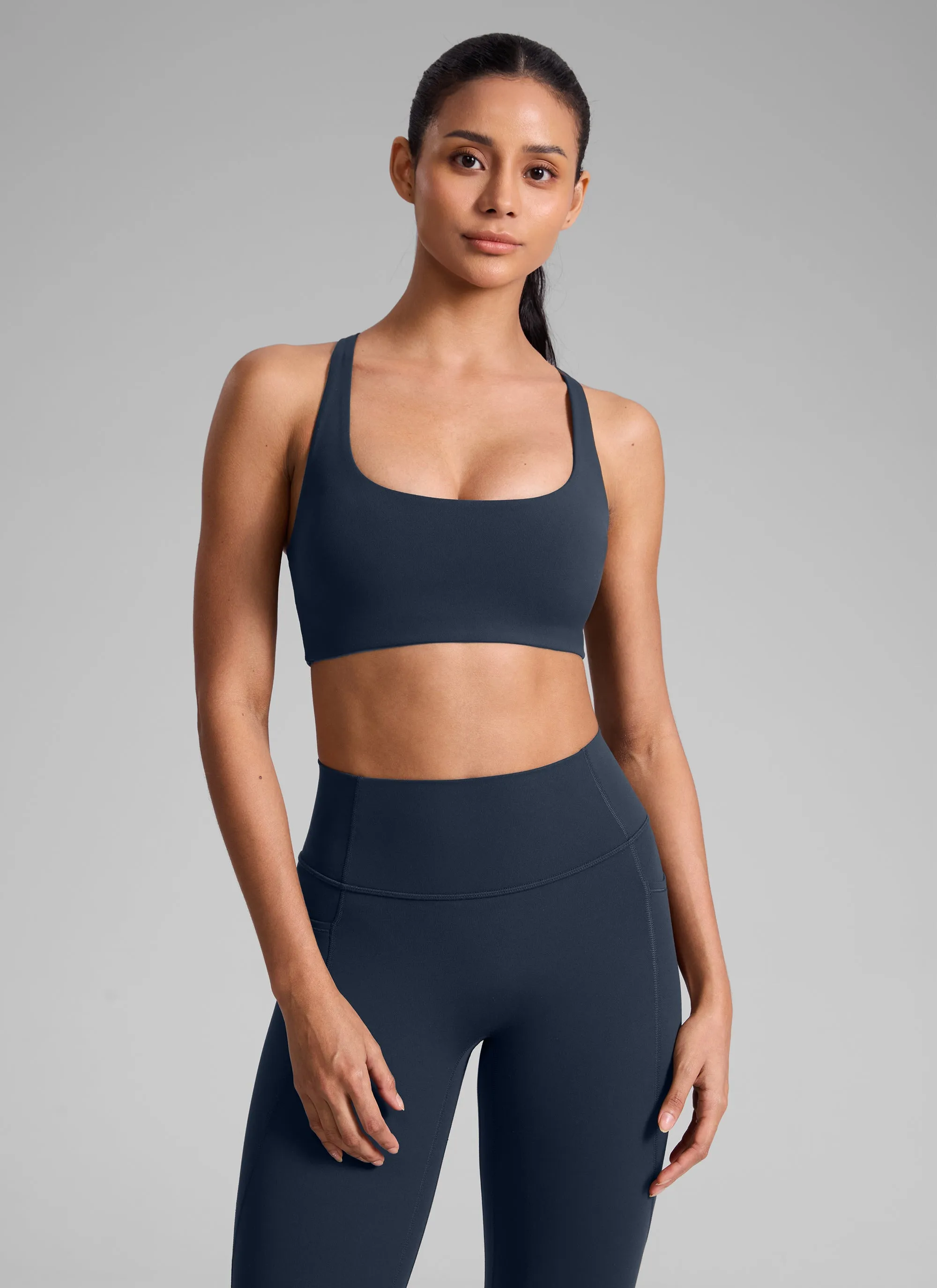 Butterlift® Cross Back U Neck Sports Bra sold by CRZ Yoga