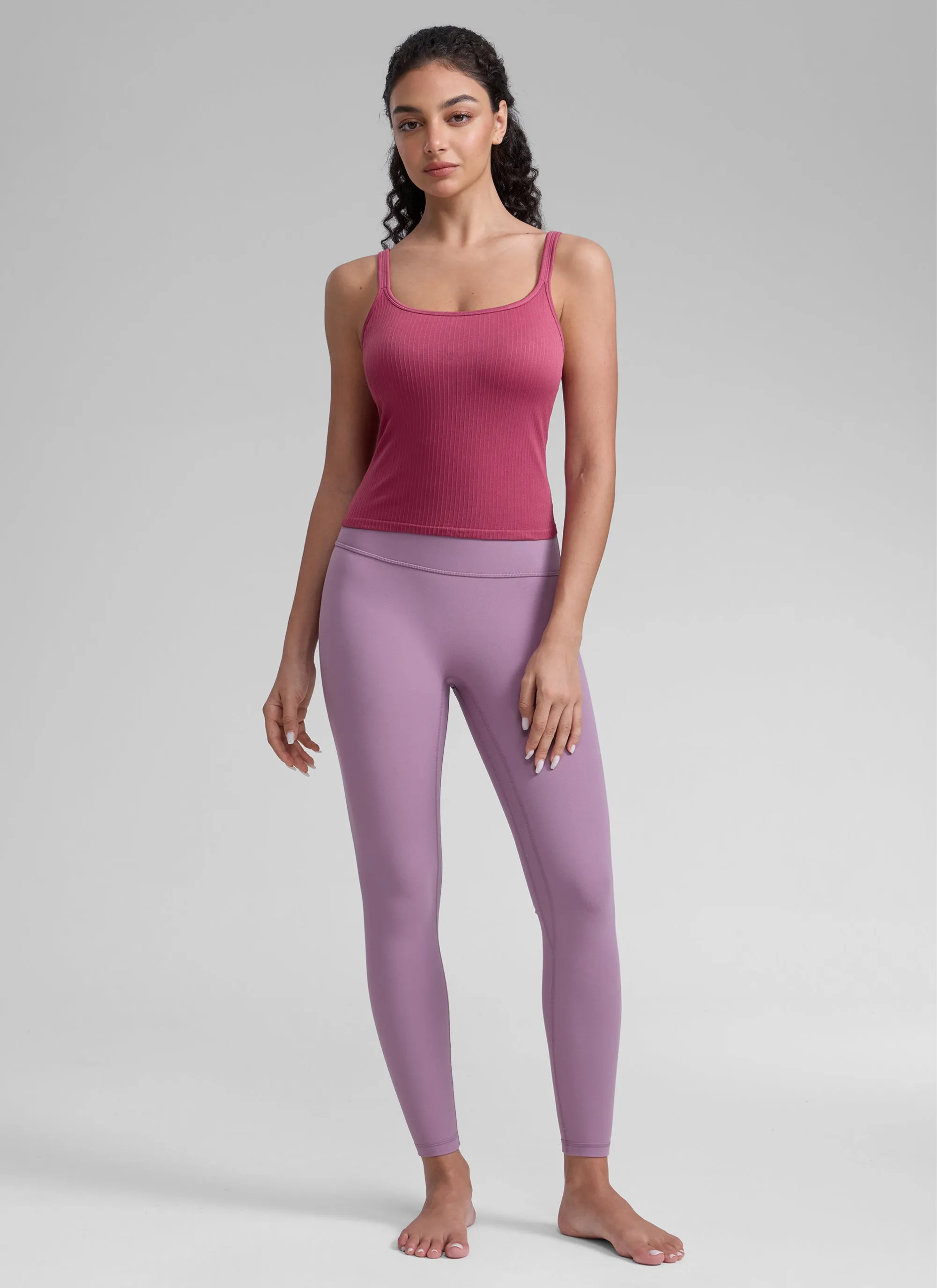 Seamless U Back Built in Bra Tank sold by CRZ Yoga product image thumbnail 5