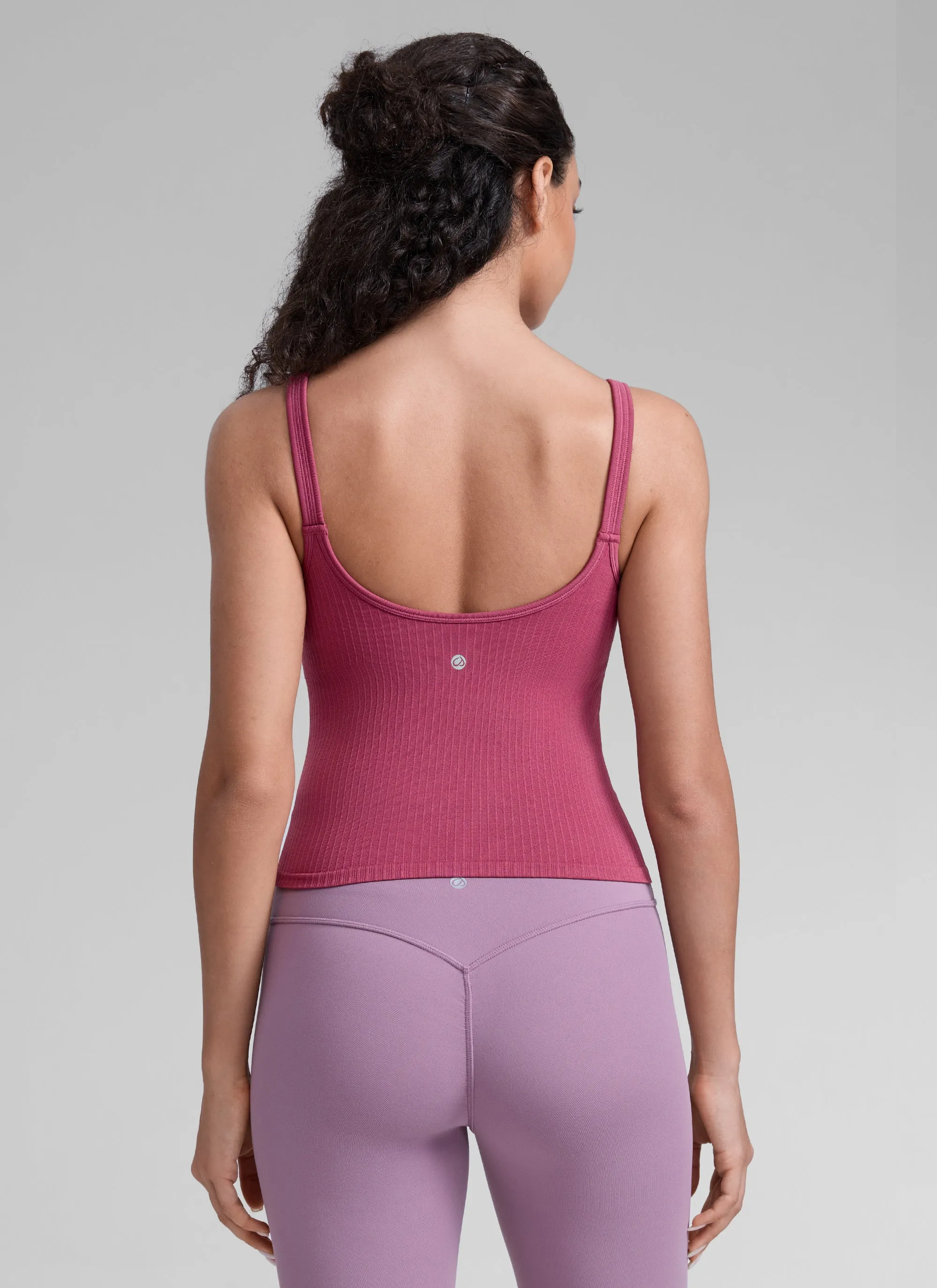 Seamless U Back Built in Bra Tank sold by CRZ Yoga product image thumbnail 2