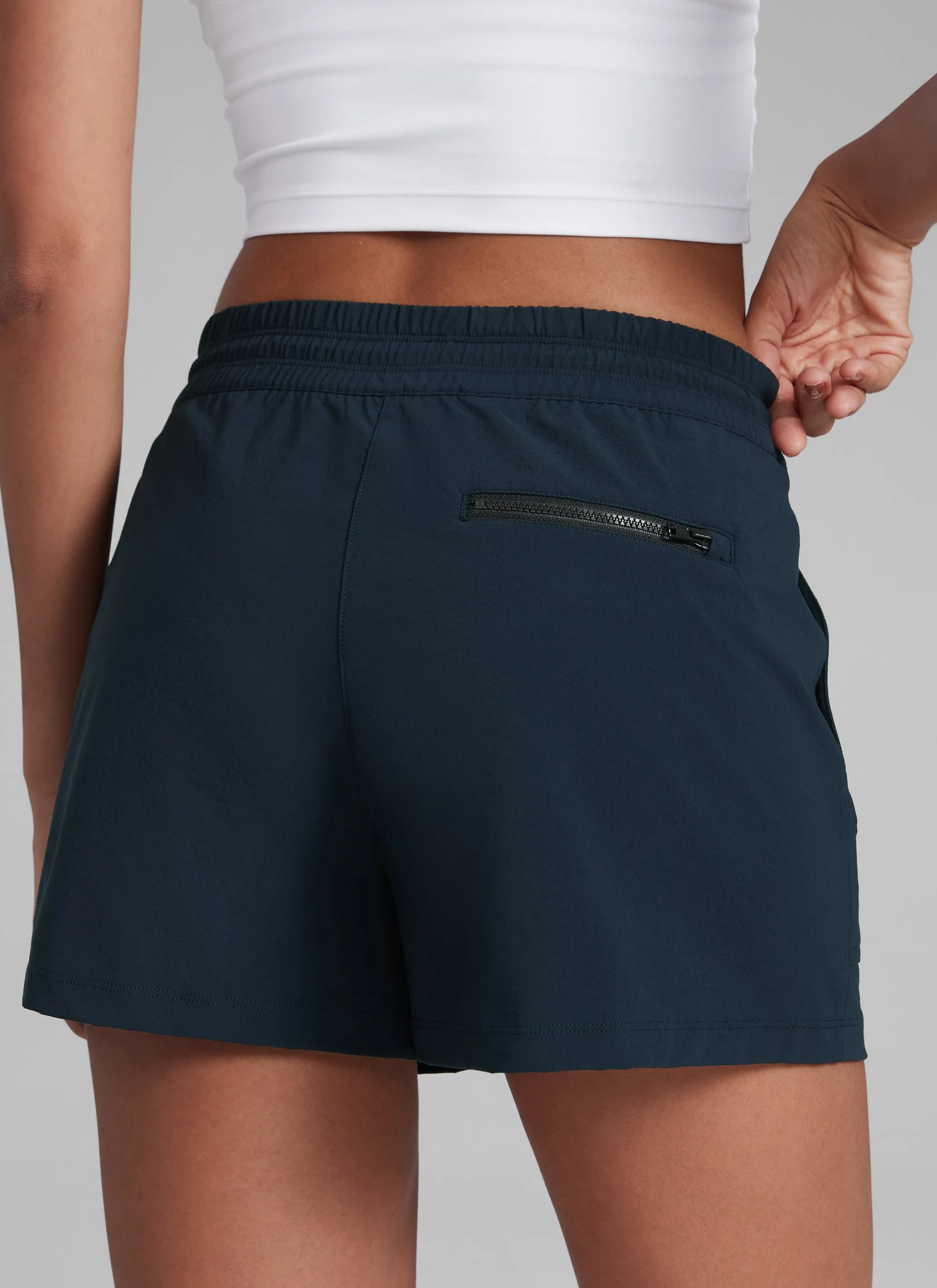 Stretch Water Repellent Hiking Pocket Shorts 3'' sold by CRZ Yoga product image thumbnail 4