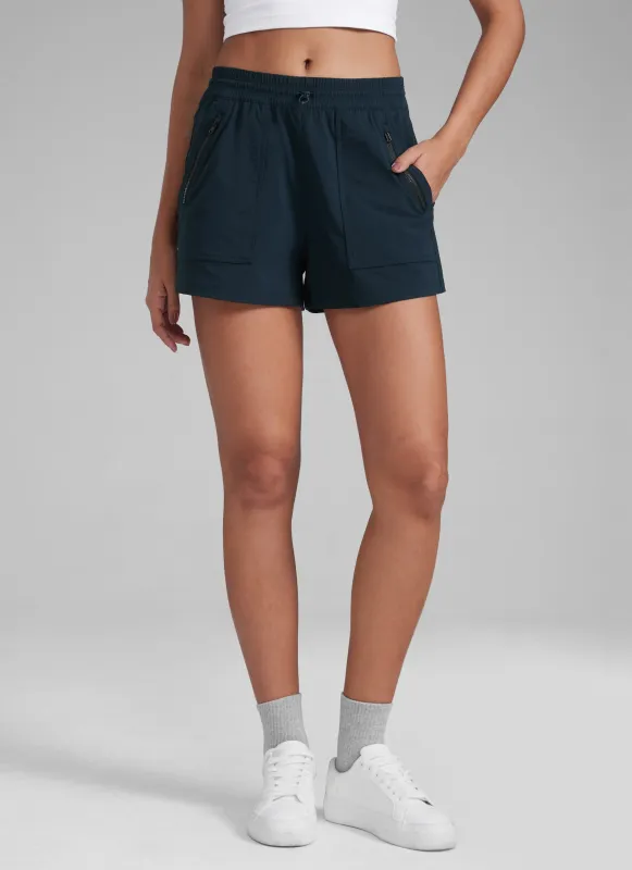 Stretch Water Repellent Hiking Pocket Short 3'' sold by CRZ Yoga