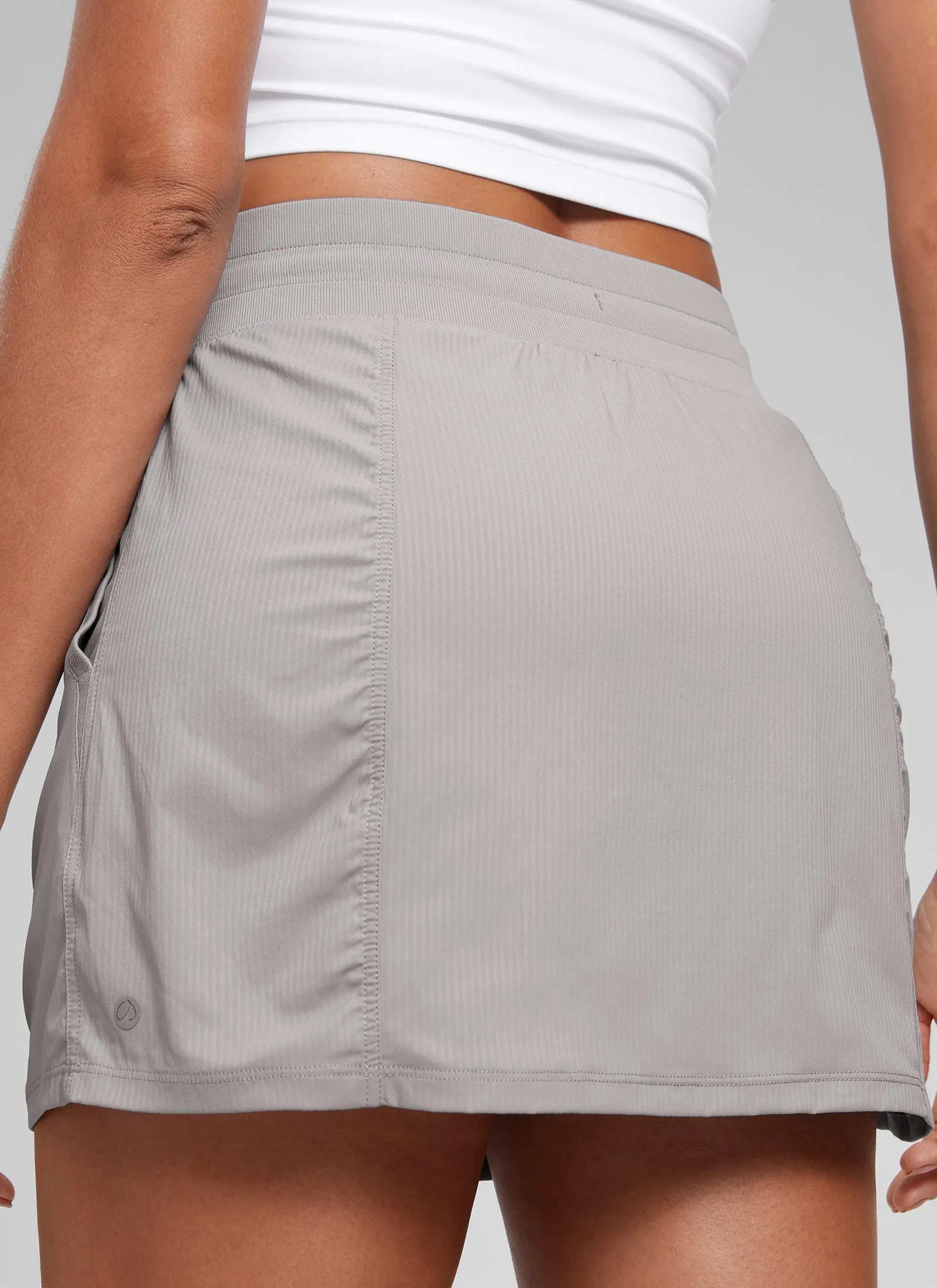 Lightweight High Rise Skirts Drawstring Skirt sold by CRZ Yoga product image thumbnail 4