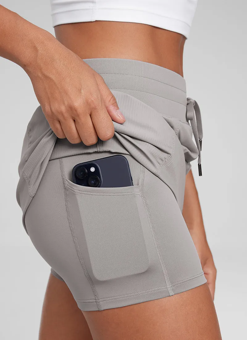 Lightweight High Rise Skirts Drawstring Skirt sold by CRZ Yoga product image thumbnail 5