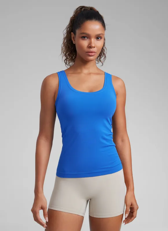 Seamless Low U Back Breathable Tank sold by CRZ Yoga