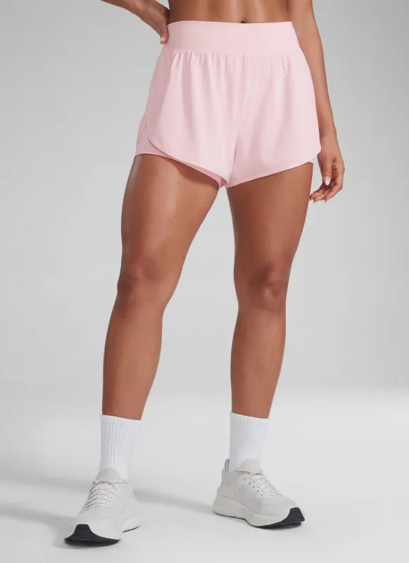 Feathery-Fit Soft 2 in 1 High-Rise Pocket Short 3" sold by CRZ Yoga