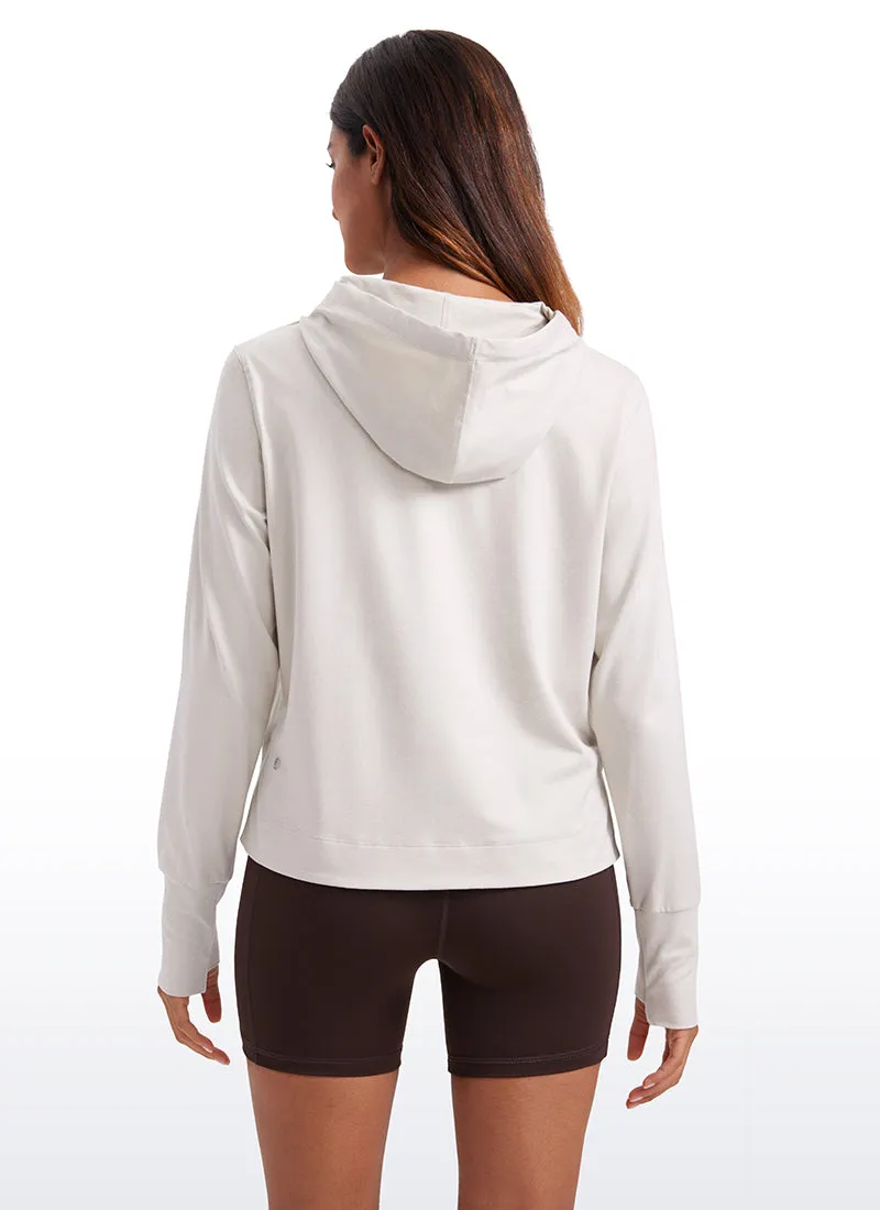 Cloud Jersey Pullover Hoodie sold by CRZ Yoga product image thumbnail 2