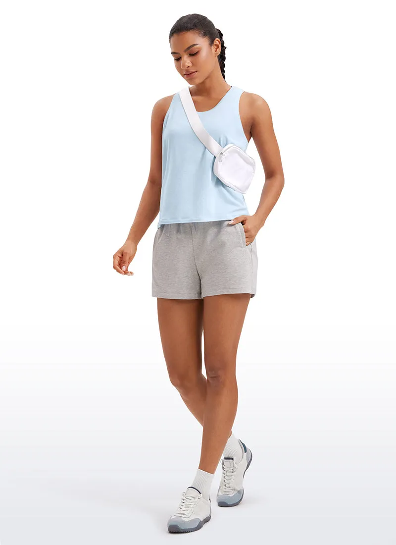 Pima Cotton Sleeveless Scoop Neck Tank sold by CRZ Yoga product image thumbnail 3