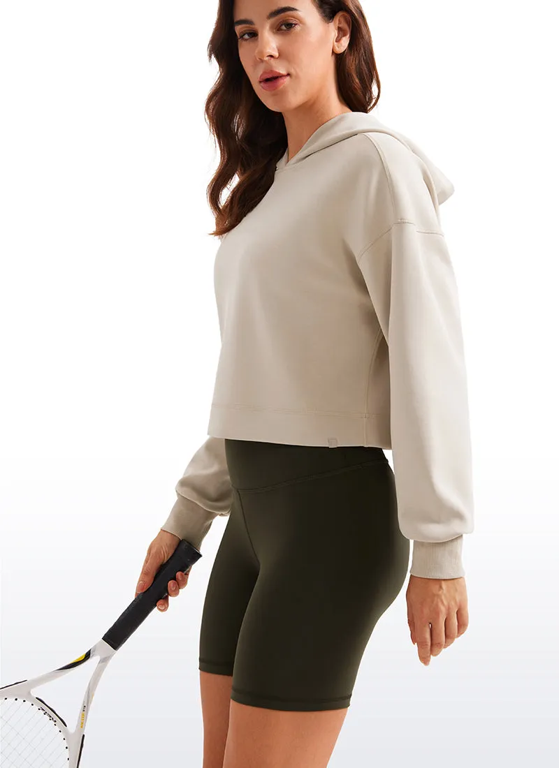 SoftAura Cropped Pullover Hoodie sold by CRZ Yoga product image thumbnail 4
