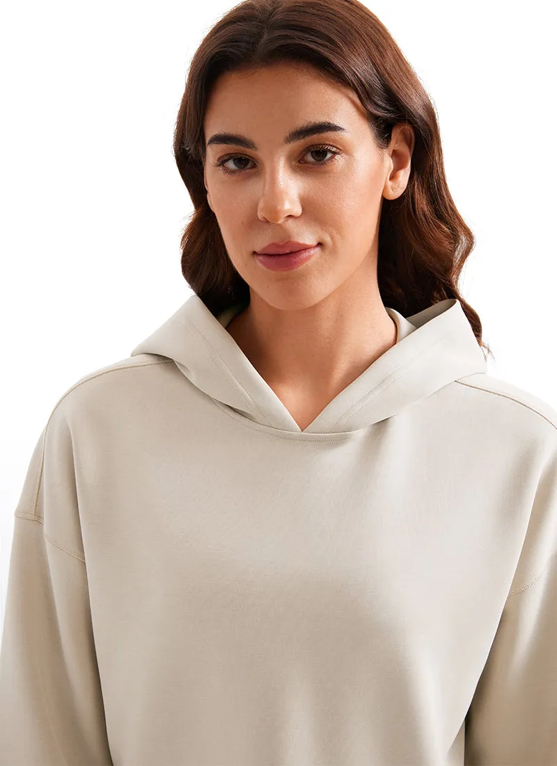 SoftAura Cropped Pullover Hoodie sold by CRZ Yoga product image thumbnail 5