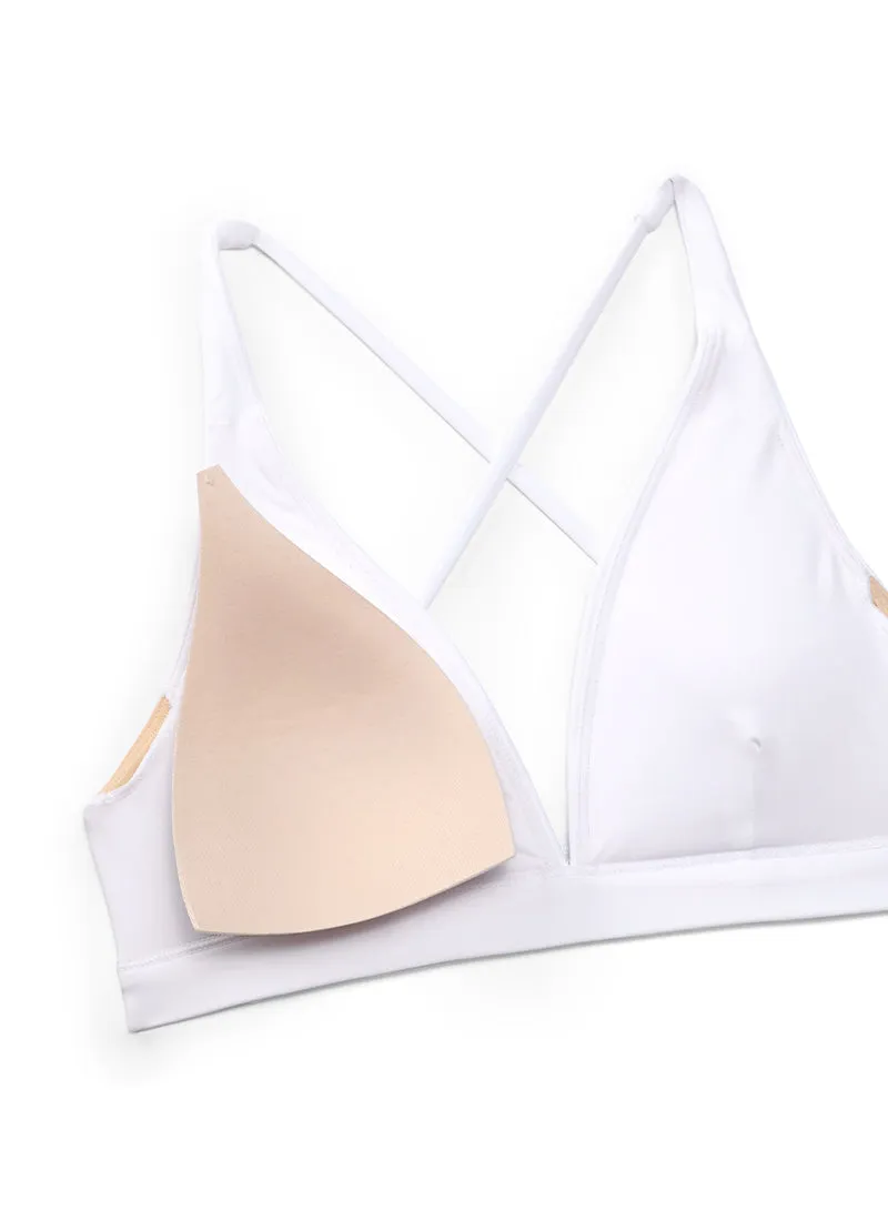 Sunshine Criss Cross Back V Neck Bikini Top sold by CRZ Yoga product image thumbnail 5