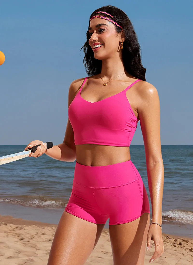 Sunshine High Rise Fast Dry Swim Shorts 3'' sold by CRZ Yoga product image thumbnail 3
