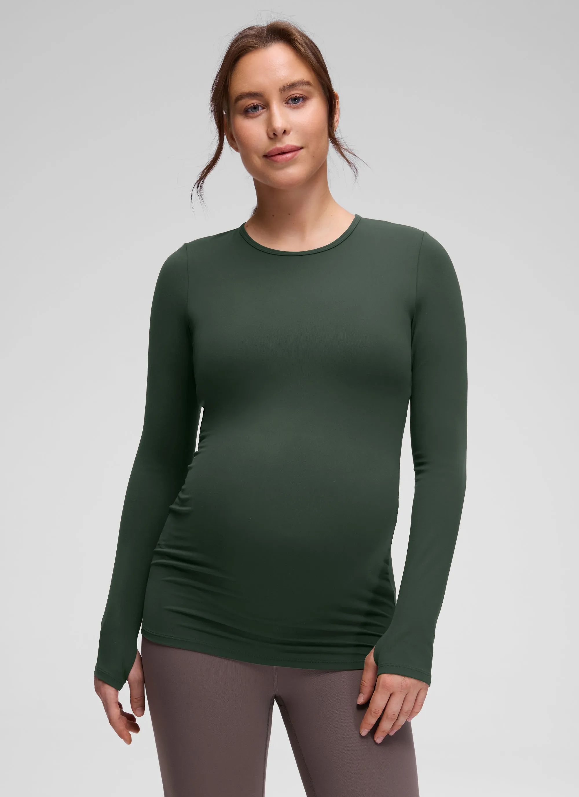 Butterluxe Maternity Crewneck Long Sleeve sold by CRZ Yoga