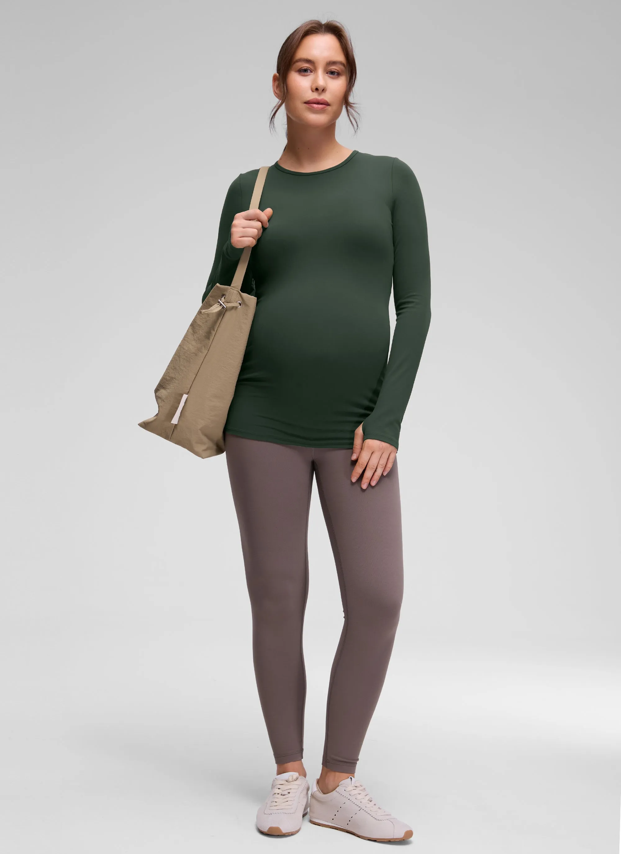 Butterluxe Maternity Crewneck Long Sleeve sold by CRZ Yoga product image thumbnail 3