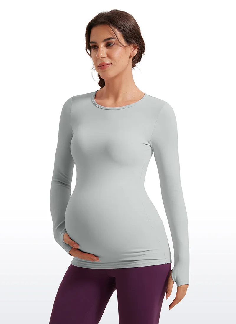 Butterluxe Maternity Crewneck Long Sleeve sold by CRZ Yoga