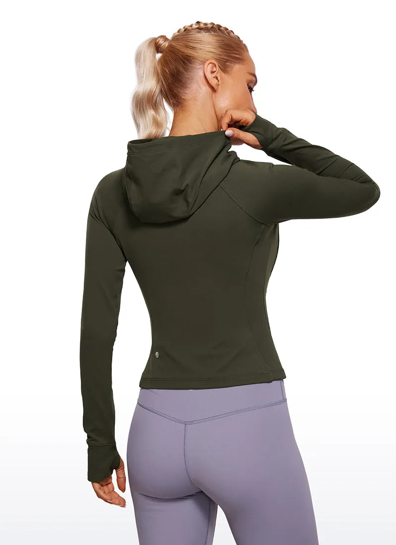 Butterluxe Waist Length Thumbhole Jacket sold by CRZ Yoga product image thumbnail 5