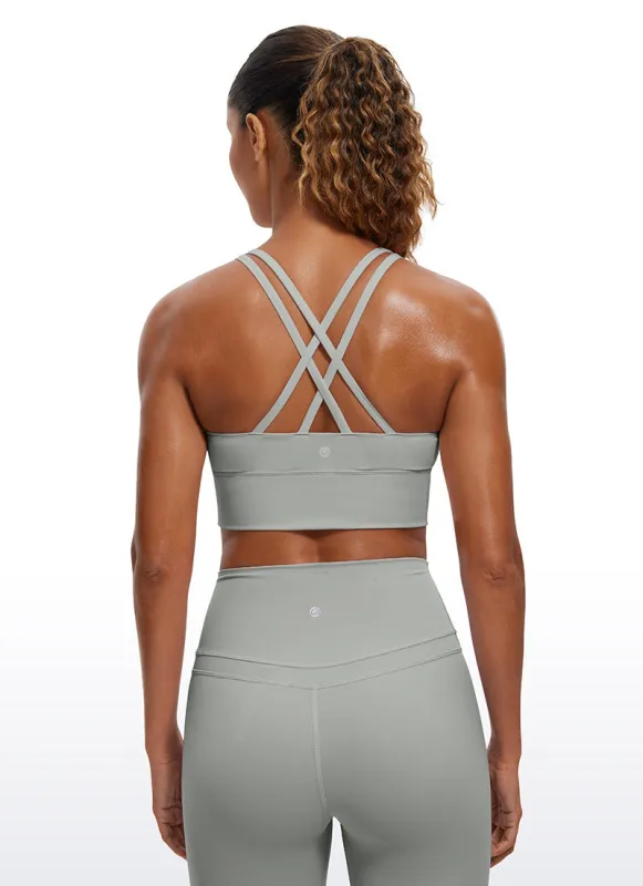 Nakedfeel Longline Criss Cross Back Bra sold by CRZ Yoga