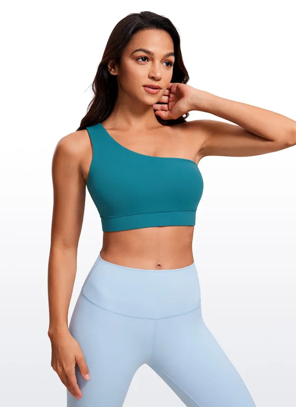 Butterluxe One Shoulder Sports Bra sold by CRZ Yoga