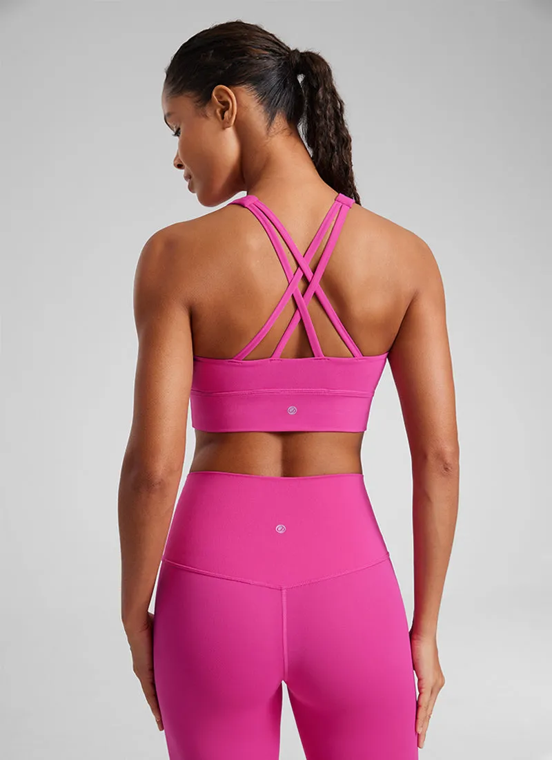 Butterluxe High Neck Strappy back Bra sold by CRZ Yoga product image thumbnail 2