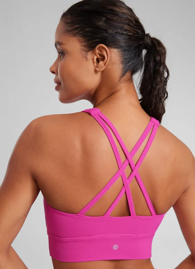 Butterluxe High Neck Strappy back Bra sold by CRZ Yoga product image thumbnail 3