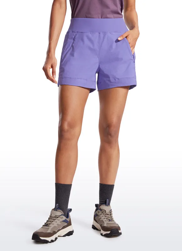 Ripstop Zip Pocket Mid Rise Short 4'' sold by CRZ Yoga