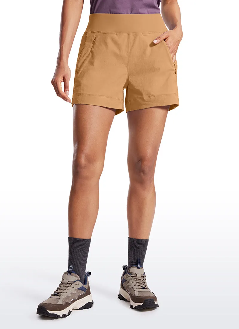 Ripstop Zip Pocket Mid Rise Short 4'' sold by CRZ Yoga