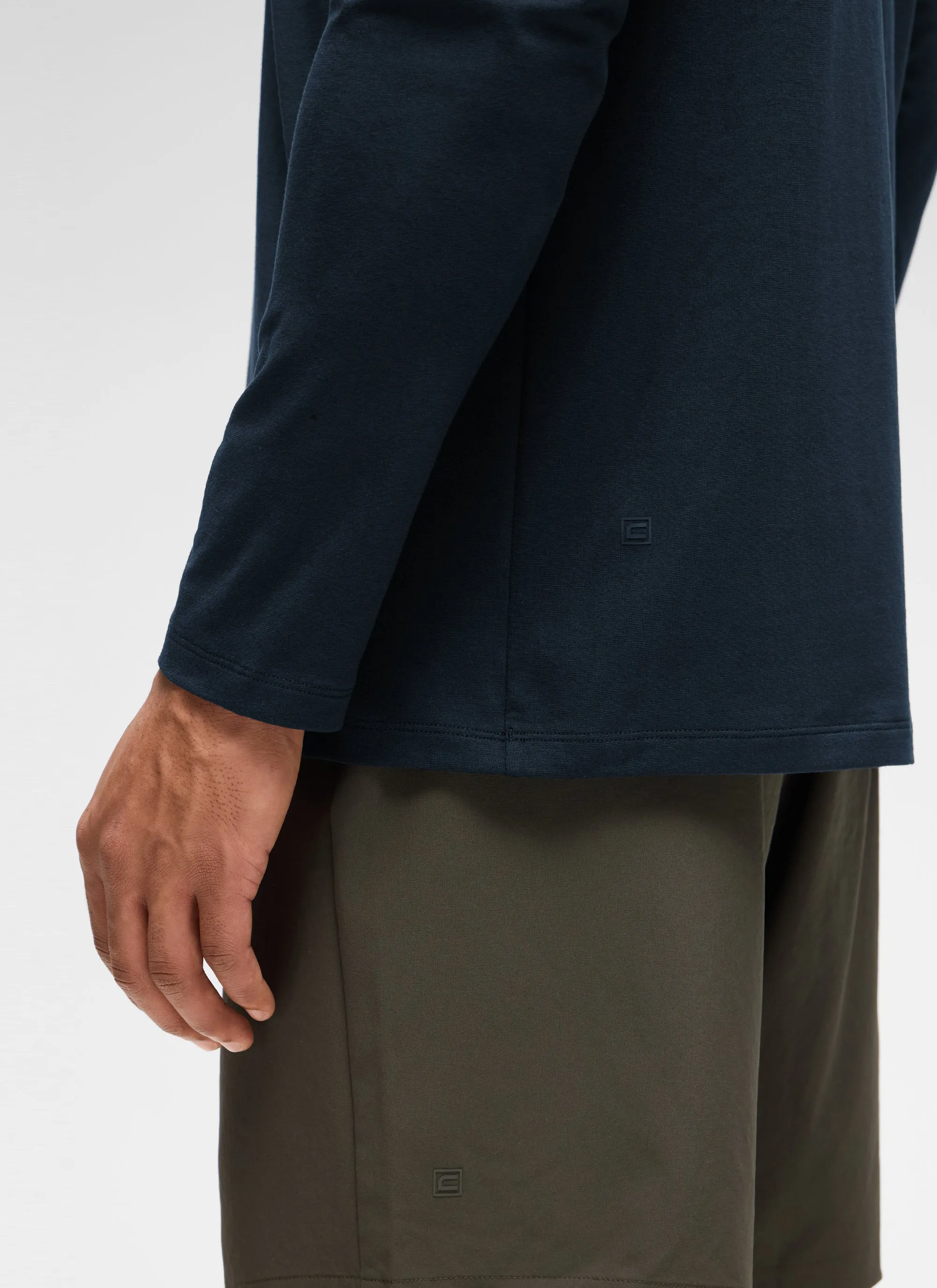 Poly Cotton-Blend Lightweight Long Sleeve sold by CRZ Yoga product image thumbnail 4