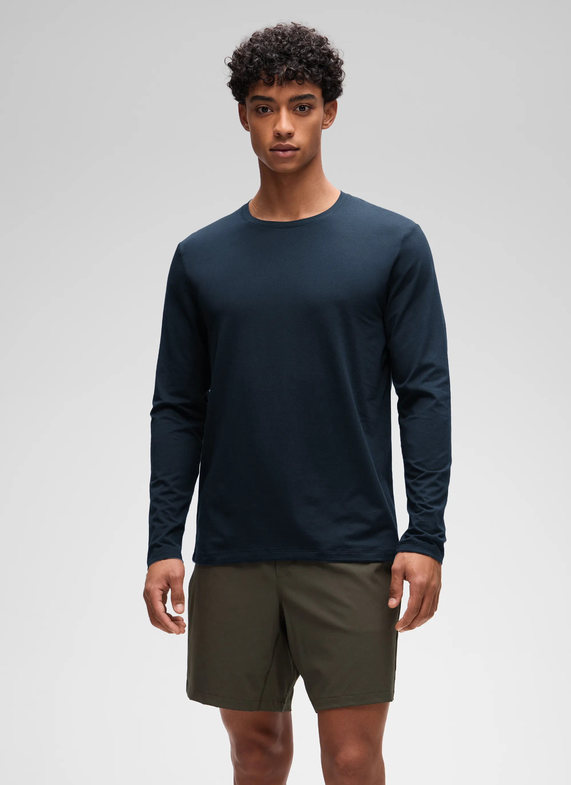 Poly Cotton-Blend Lightweight Long Sleeve sold by CRZ Yoga