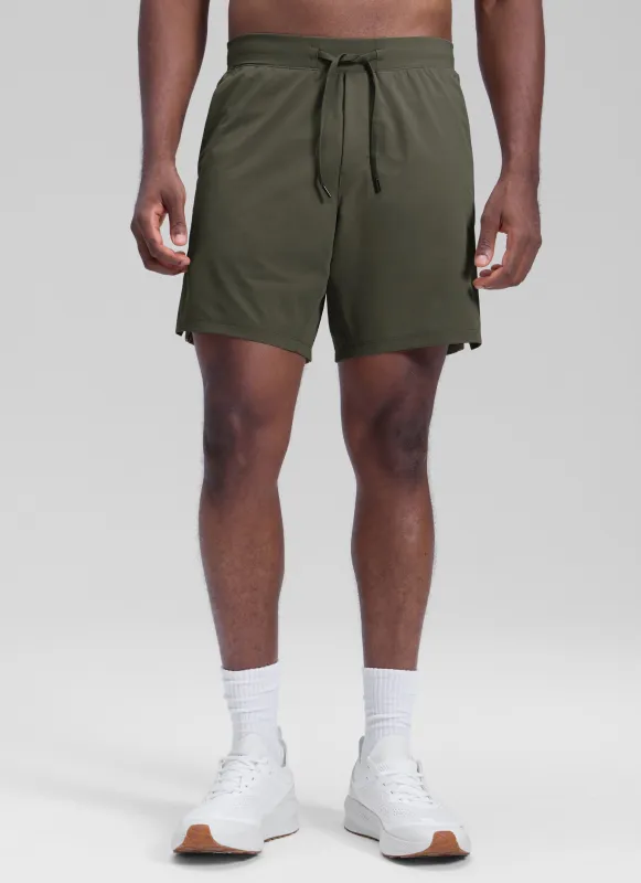 Quick Dry Linerless Pocket workout Shorts 7" made by CRZ Yoga