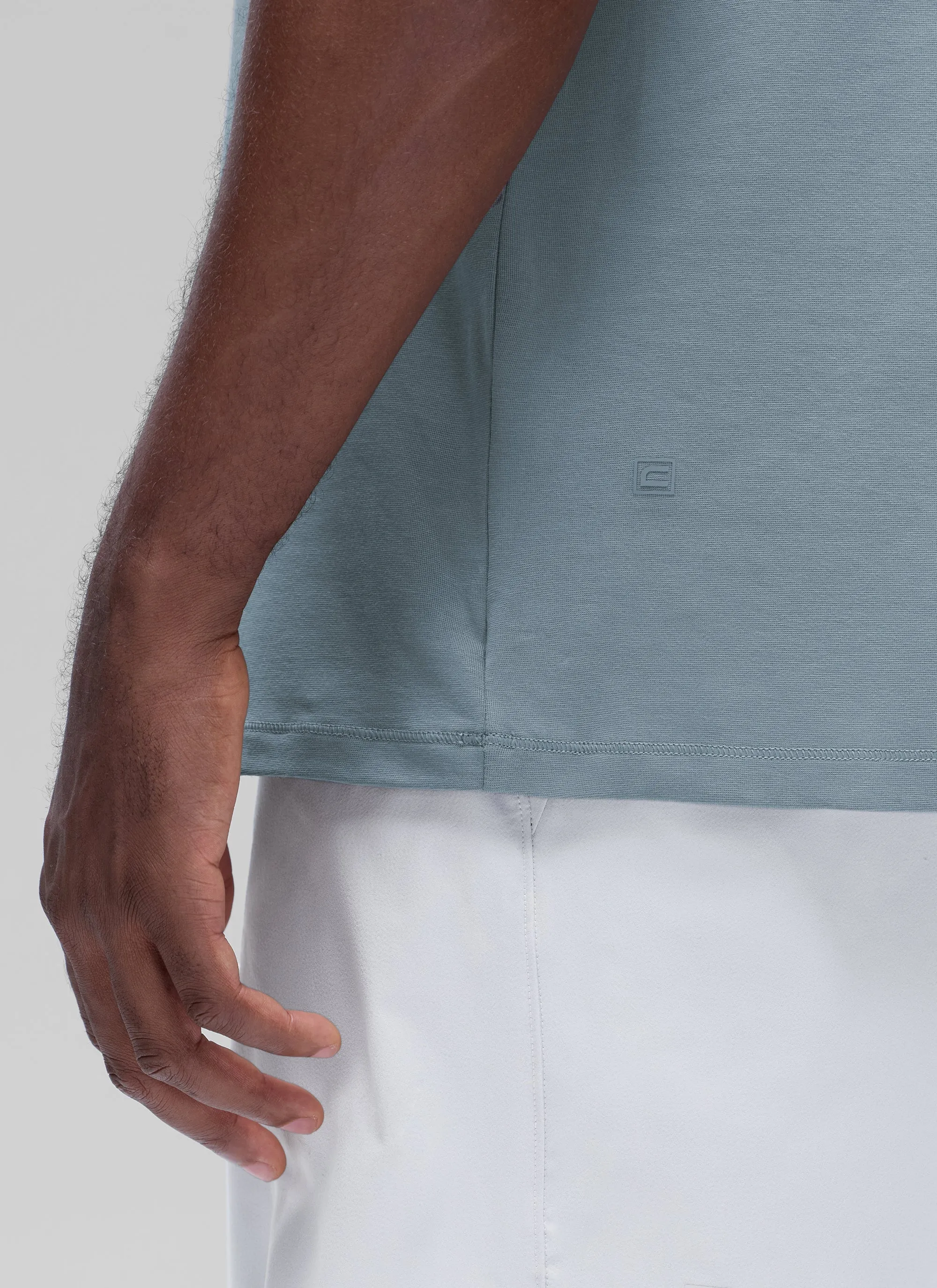 Poly Cotton-Blend Lightweight Short Sleeve sold by CRZ Yoga product image thumbnail 5