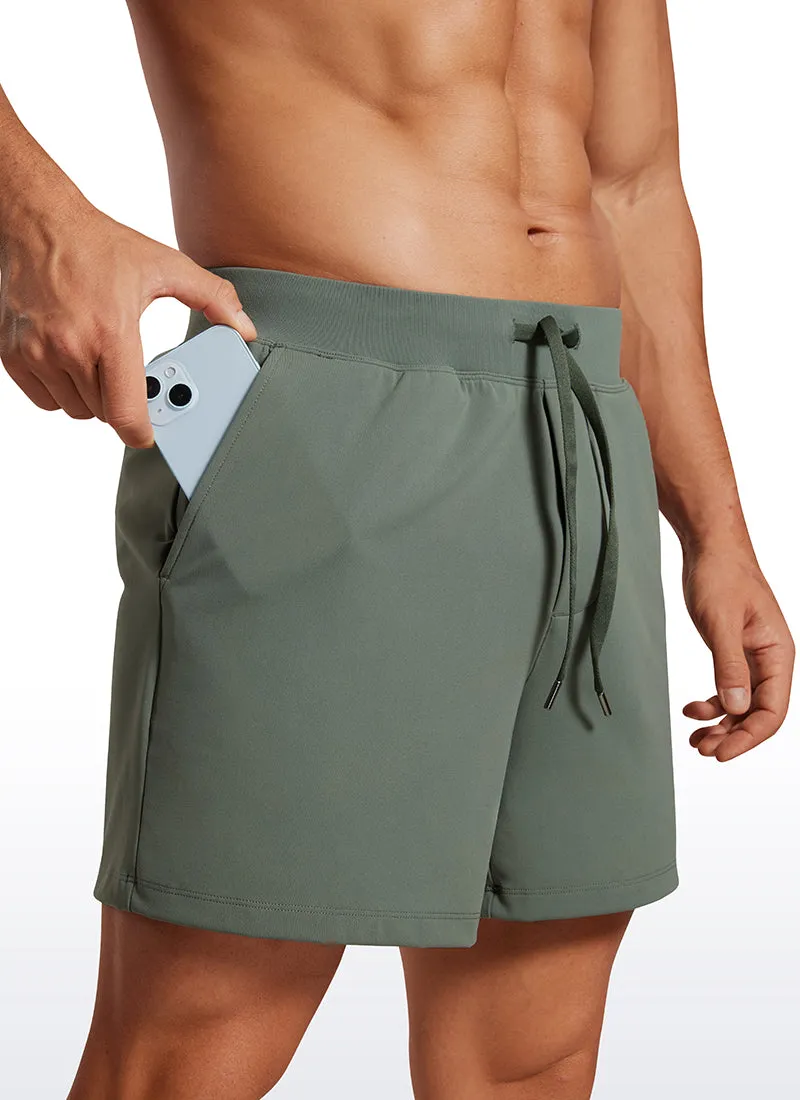 On the Travel Linerless Shorts 5'' with Pockets sold by CRZ Yoga product image thumbnail 4