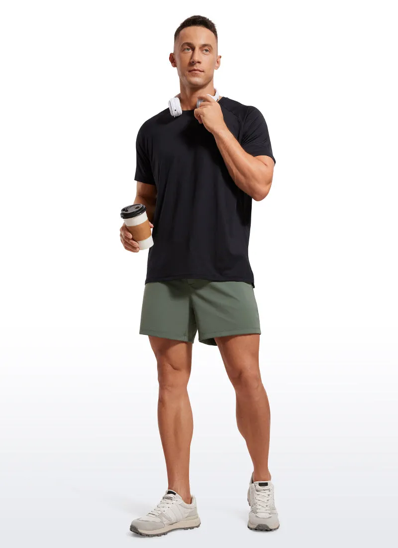 On the Travel Linerless Shorts 5'' with Pockets sold by CRZ Yoga product image thumbnail 3