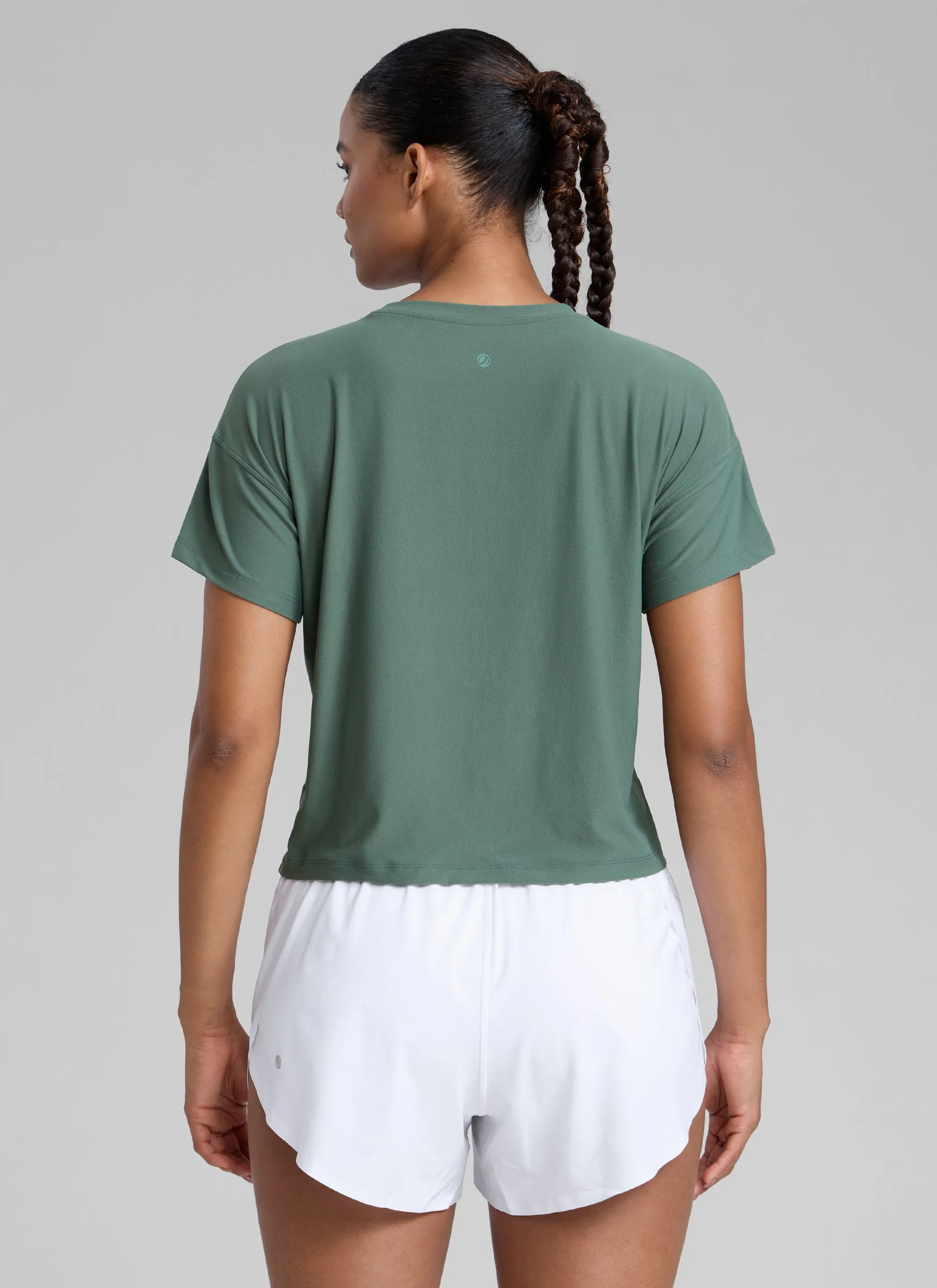 Cloudweight Lightweight Loose Short Sleeve sold by CRZ Yoga product image thumbnail 2