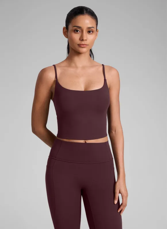 Butterlift® Built in Bra Cropped Tank sold by CRZ Yoga