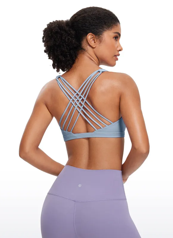 Nakedfeel Low Cut Strappy Bra (8 Straps) sold by CRZ Yoga