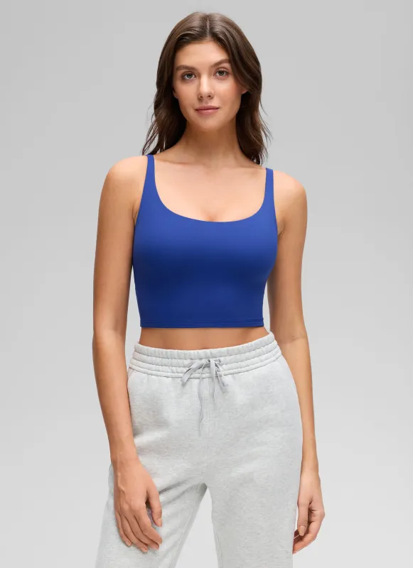 Butterluxe Soft Double Lined Square Neck Tank made by CRZ Yoga