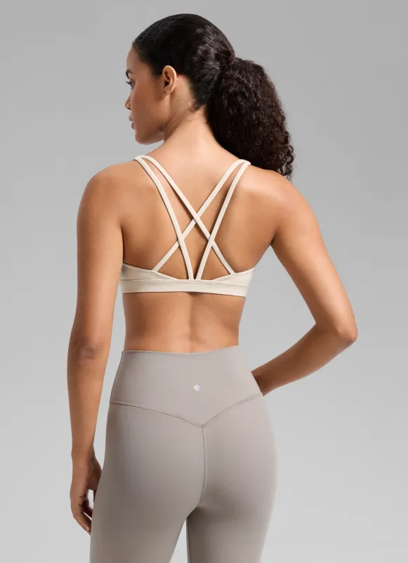 Butterlift® Low Cut U Neck Strappy Sports Bra sold by CRZ Yoga