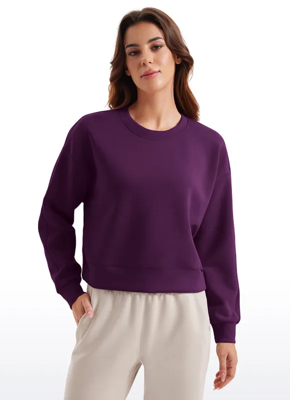 SoftAura Pullover Crewneck Sweatshirt sold by CRZ Yoga
