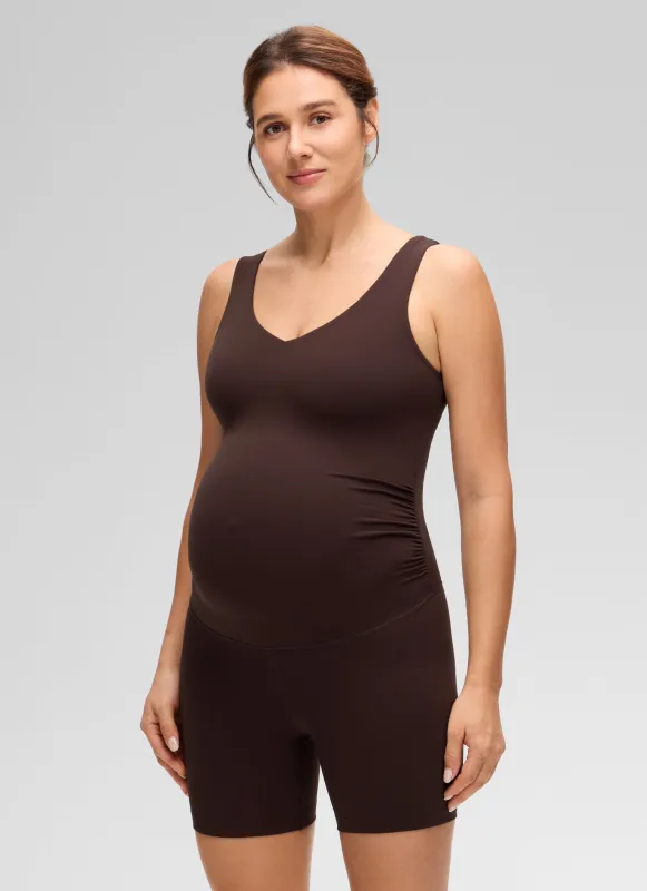 Butterluxe Maternity V Neck Rompers 5'' sold by CRZ Yoga